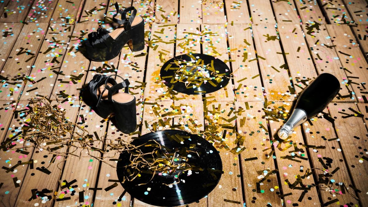 Sol après une fête